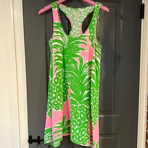 Lilly Pulitzer Monterey Dress in Pink Pout Flamenco. Size small